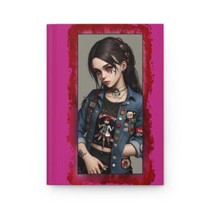 Rocker Girl Journal Pink Tattoo