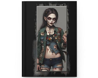 Rocker Girl Journal Black Vampire