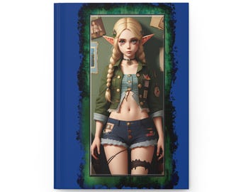 Rocker Girl Journal Blue Creature
