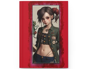 Rocker Girl Journal Red Pet Owner