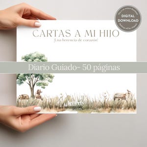 Cartas a mi Hijo, Diario Guiado en Español, Madres, Mamá a Hijo, Regalo de Mamá a Hijo, Descarga Digital