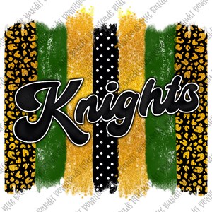 Knights PNG, sublimation, cheer mom, plaid, glitter, Digital Download, mascot, brush strokes, high school, school spirit, leopard print