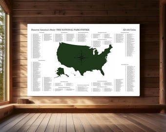 Póster, lienzo o póster de regalo de las 433 unidades del NPS