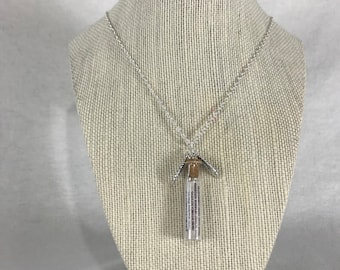 Exorcism scroll in a glass tiny bottle vial with cork inspired by supernatural the exorcist demon exorcism scroll Crowley Dean Sam Impala