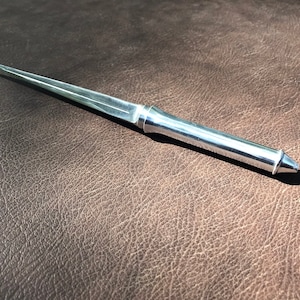 Mini Solid Steel 8” Angel Blade Replica letter opener prop replica and Gabriel kills angels comes with sheath or stand