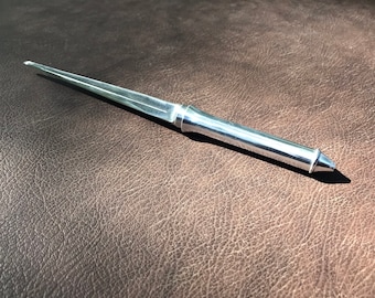 Mini Solid Steel 8” Angel Blade Replica letter opener prop replica and Gabriel kills angels comes with sheath or stand