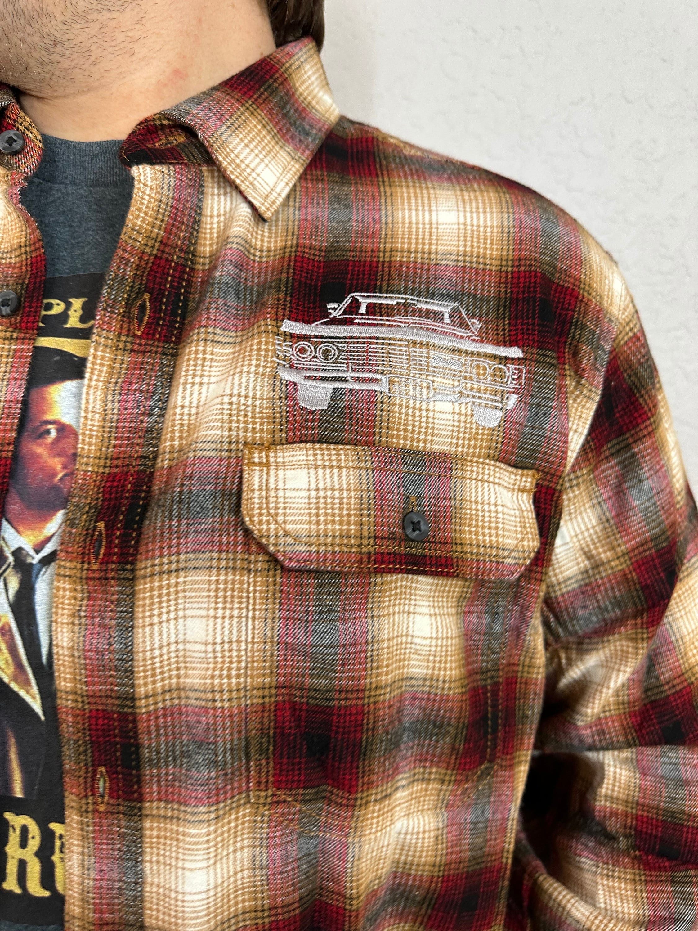 Plaid Flannel Custom Shirt Inspired by Supernatural Dean Sam