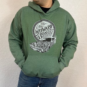 Wayward sons and daughters Supernatural inspired hoodie hooded sweatshirt with symbols and baby Sam Dean Winchester Castiel