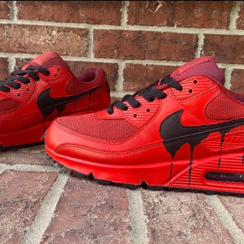 Custom Nike Air Max 90 Inverse Drip Painted Nike Air Max 90 - Etsy