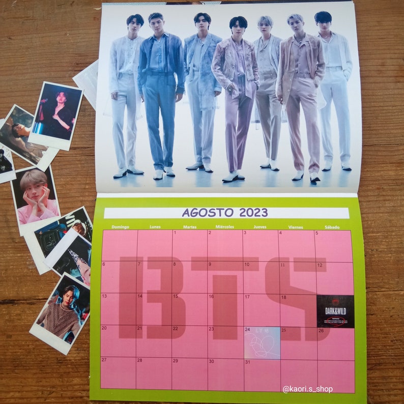 BTS 2023 Calendar Fanmade Wall Calendar Kpop BTS - Etsy New Zealand