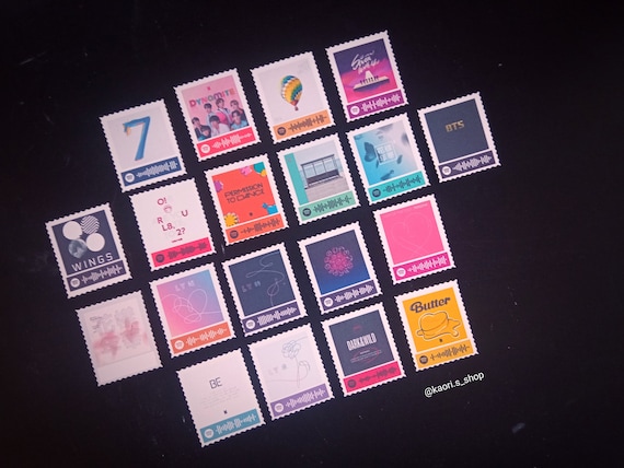 Buy BTS Discography Stamp Sticker Packs BTS Stickers Stamp With