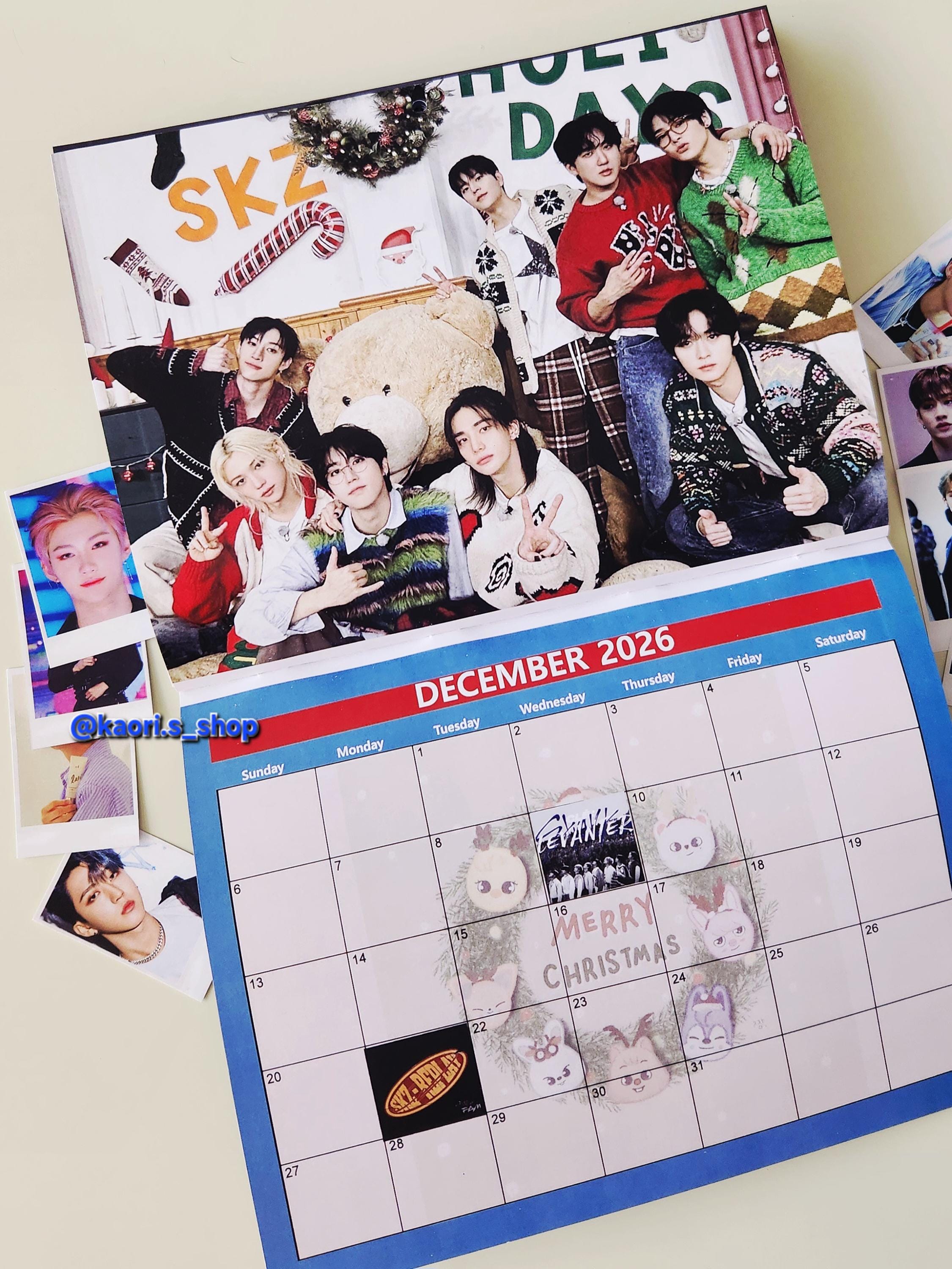 Stray Kids 2026 Calendar | Fanmade | Wall Calendar | K-pop | Stray Kids ...