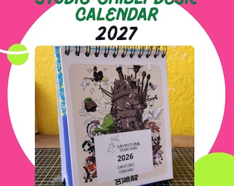 Studio Ghibli Tischkalender 2027 | Studio Ghibli Kalender | Japan Kalender | Tischkalender | Anime | Anime Tischkalender