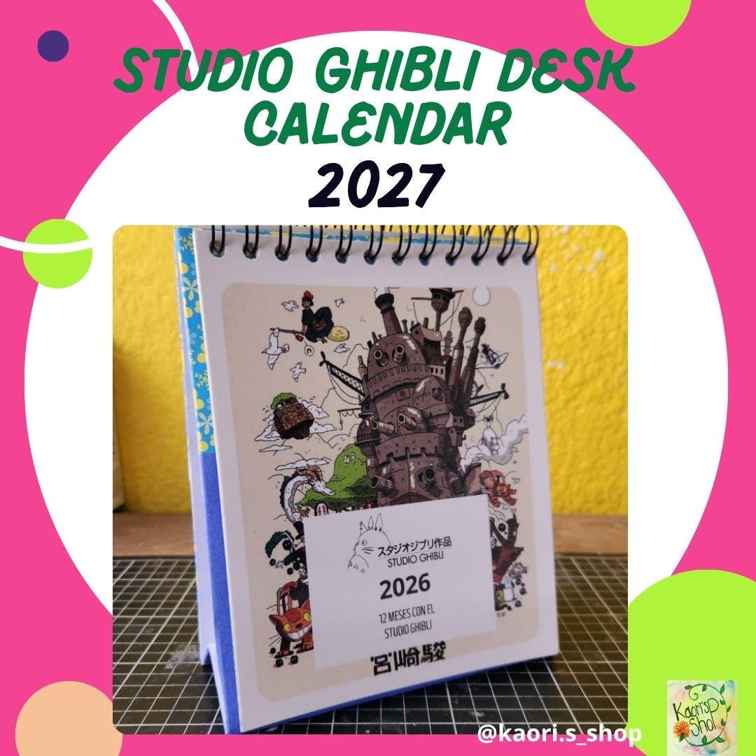 Ghibli calendar - Etsy 日本