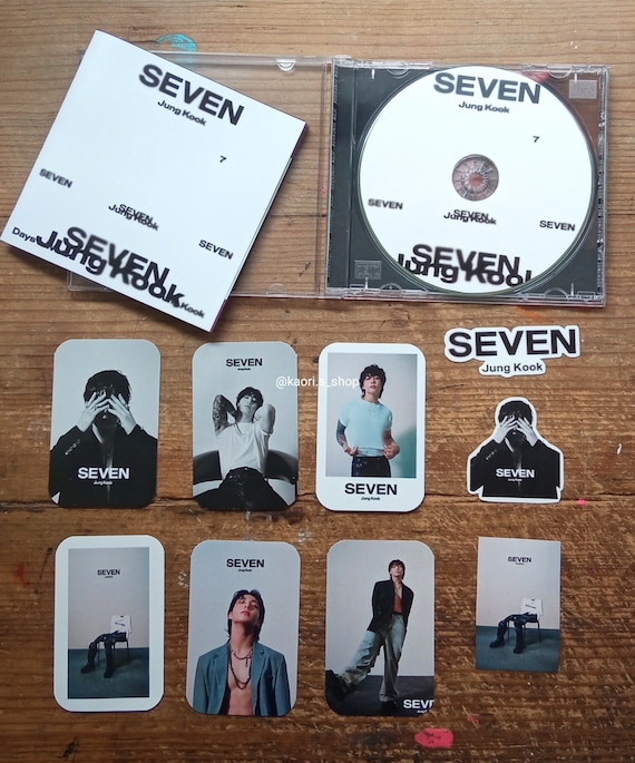 BTS SEVEN Jeon Jungkook | Mixtape | Physical Album | BTS K-pop - Etsy