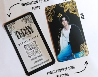 K-Pop Freebies 1000 personalisierte Fotokarten | k-pop Werbegeschenke | Kundenspezifische Fotokarten