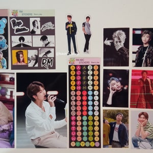 BTS Bias Set Kim Namjoon | RM | Rap Monster Stickers + Photocards Set | Fanmade Kpop