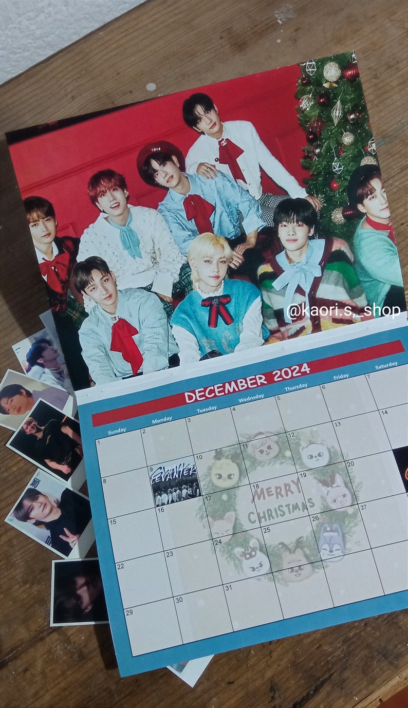 Stray Kids 2024 Calendar Fanmade Wall Calendar Kpop Stray Kids STAY Etsy