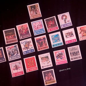 TWICE Discography Stamp Sticker Packs / TWICE Stickers Stamp With Code Spotify Kpop / Fanmade / KPOP