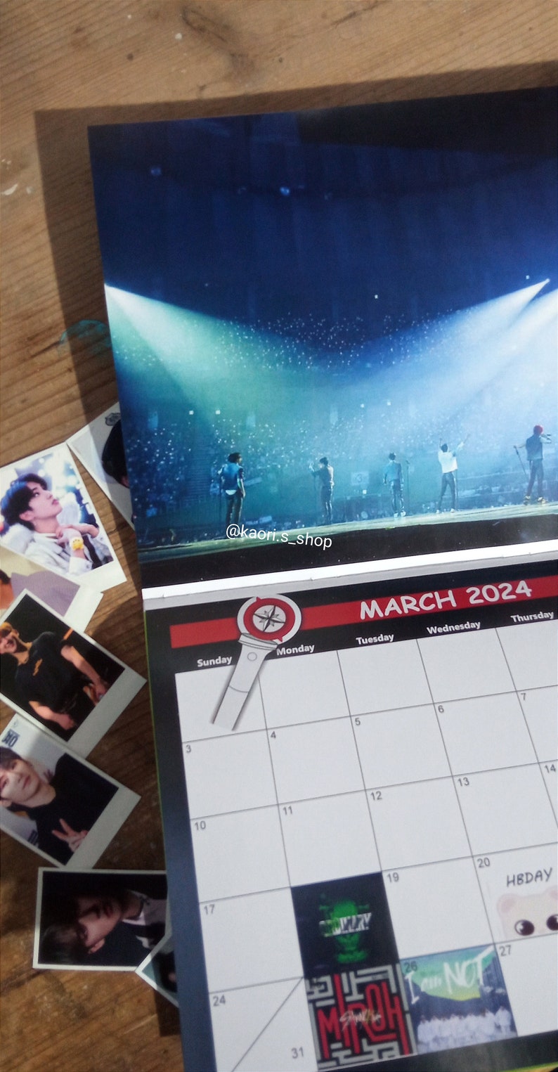 Stray Kids 2024 Calendar Fanmade Wall Calendar Kpop Etsy UK