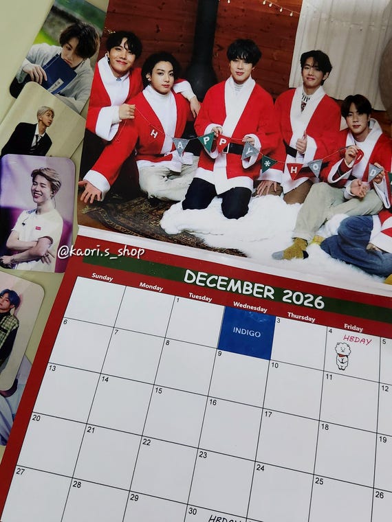 BTS 2026 Calendar | Fanmade | Wall Calendar | Kpop | BTS