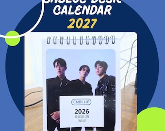CNBLUE Tischkalender 2027 | CNBLUE Kalender | K-Pop Kalender | Tischkalender | CNBLUE Tischkalender