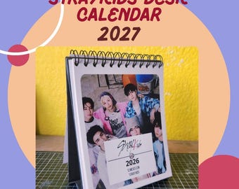 STRAY KIDS 2027 Tischkalender | sk Kalender | K-Pop-Kalender | Tischkalender | Bangtan | STAY Tischkalender
