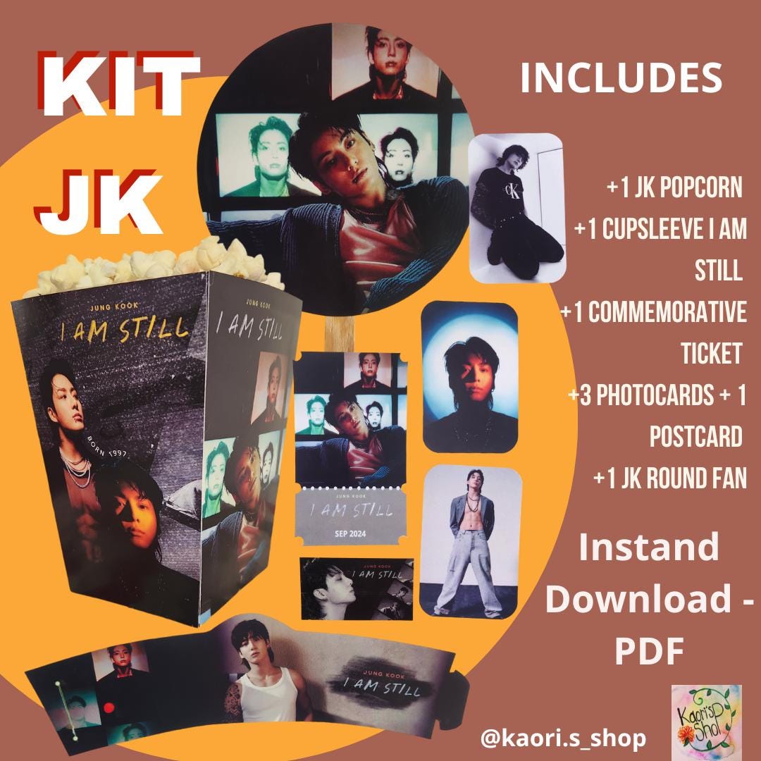 JUNG KOOK GOLDENアルバム&I AM STILLポップコーンバッグ JUNG KOOK GOLDENアルバム&I AM STILLポップコーンバッグ JUNG