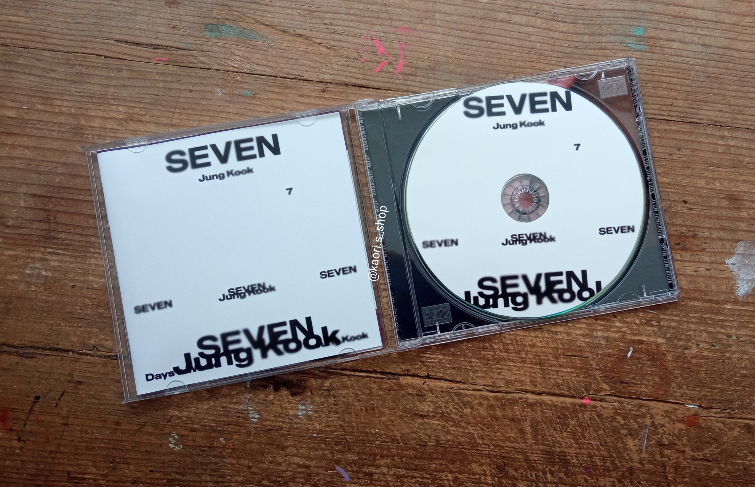 BTS SEVEN Jeon Jungkook | Mixtape | Physical Album | BTS K-pop - Etsy