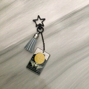 Wheel of Fortune Tarot Card Key Chain
