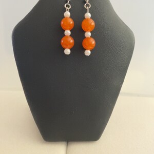 Orange Drop Earring