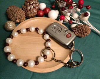 Beaded Wristlet For Keys