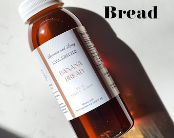Banana Bread Rich Simple Syrup, Warm, Cozy,  8oz