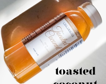 Toasted Coconut Rich Simple Syrup, Warm, Cozy, Tropical  8oz