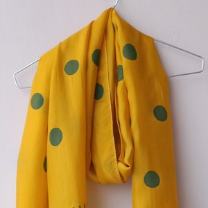 Hand block Printed Silk Stole