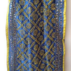 Phulkari embroidered duppatta/Scarf