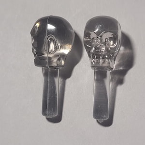 Ceramic Tree &quot;Black&quot; Clear Skull Bulbs