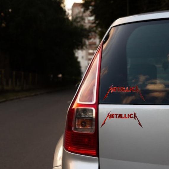 Metallica (Decal, Sticker, Band Stickers, Car Accessories, Car Stickers, Electronic Accessories, Electronic Stickers)