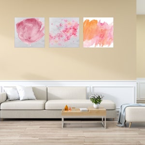 3 Printable Watercolor Digital Wall Art,Wall Decor,Home Decor,Wall hanging,Instant download,20x20, JPG
