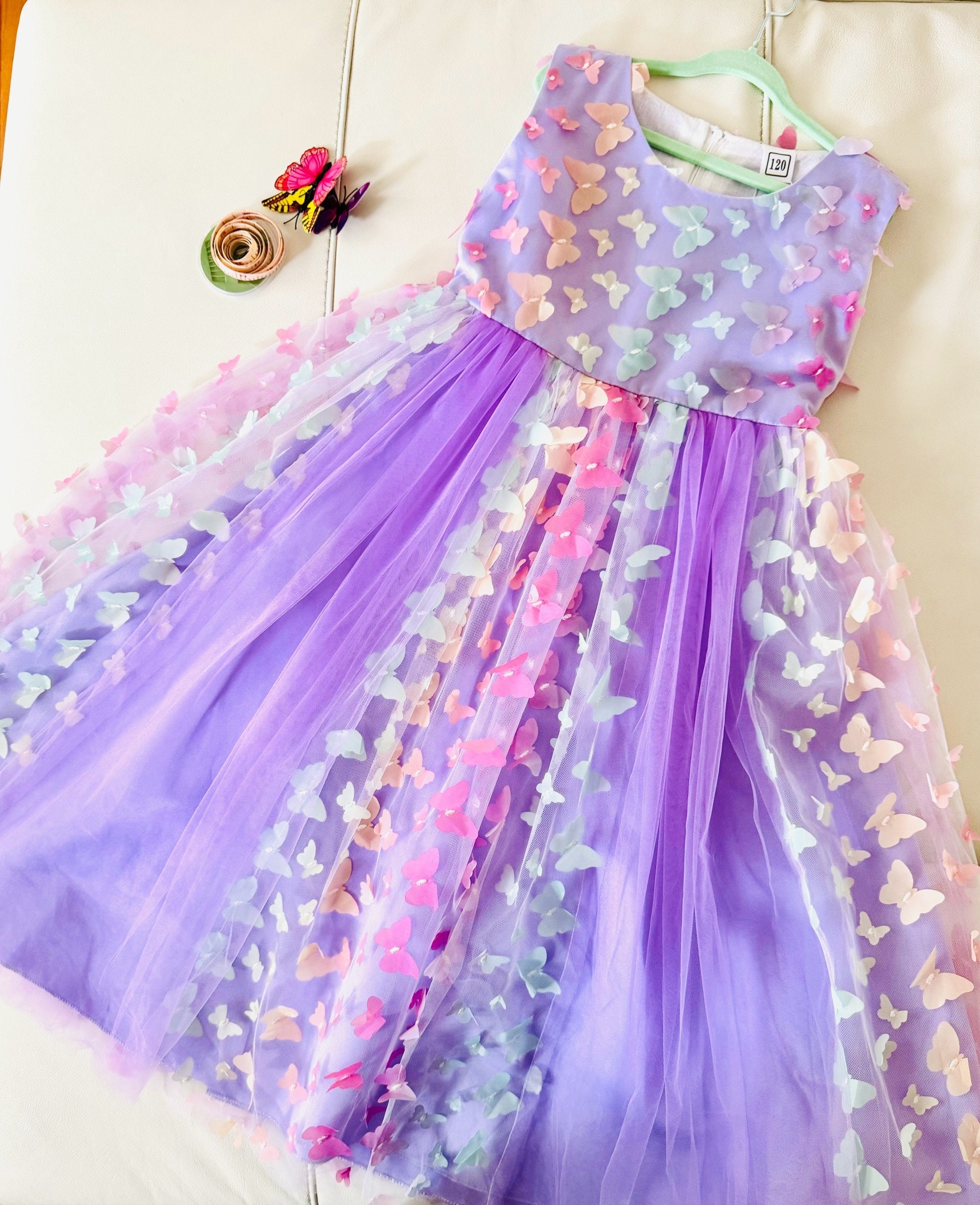 MURRAL×LITMUS framed flower dress purple Framed flower lace dress (Purple)