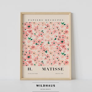 Henri Matisse Floral Print: Vintage MoMA Exhibition Poster (Digital Download) F03