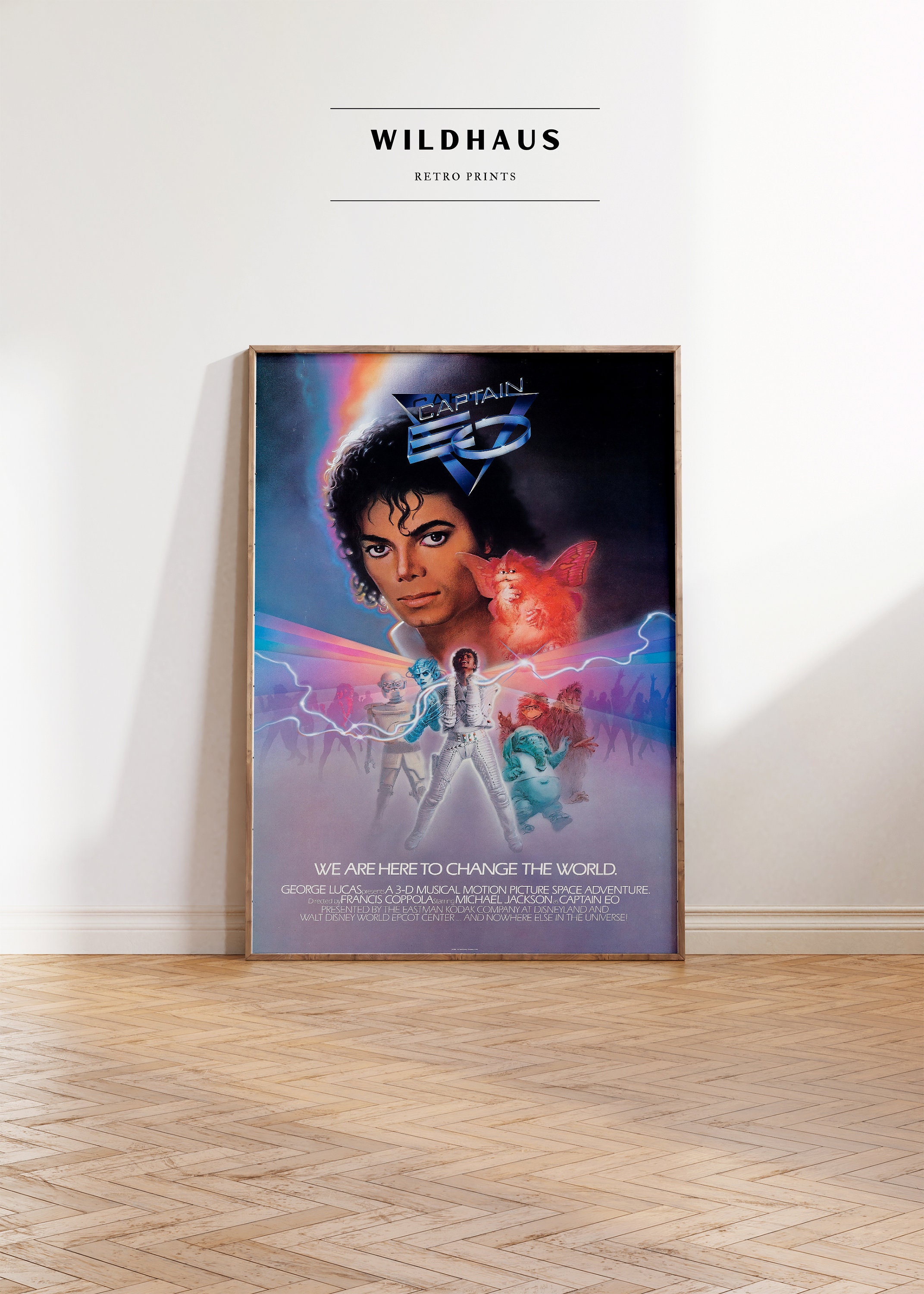 Captain EO Disneyland Poster: Retro Tomorrowland Attraction