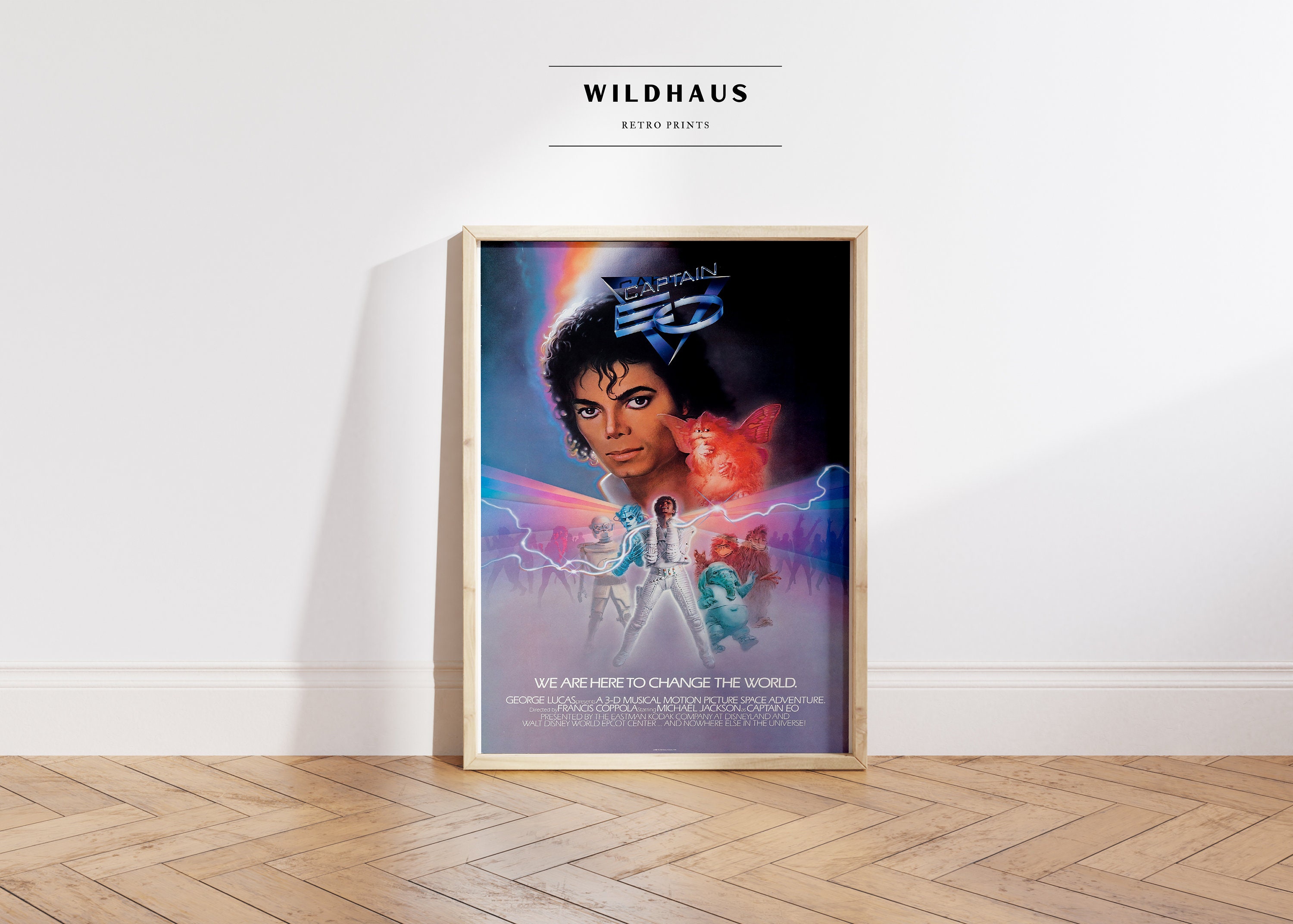 Captain EO Disneyland Poster: Retro Tomorrowland Attraction