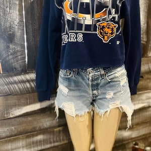 Vintage Chicago Bears Crop Sweatshirt