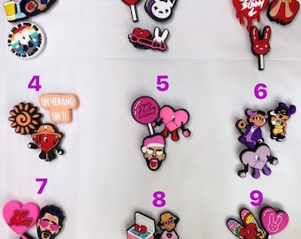 Bad Bunny shoe charms