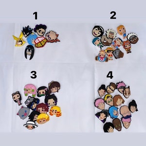 Anime shoe charms
