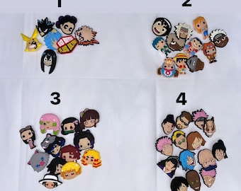 Anime shoe charms