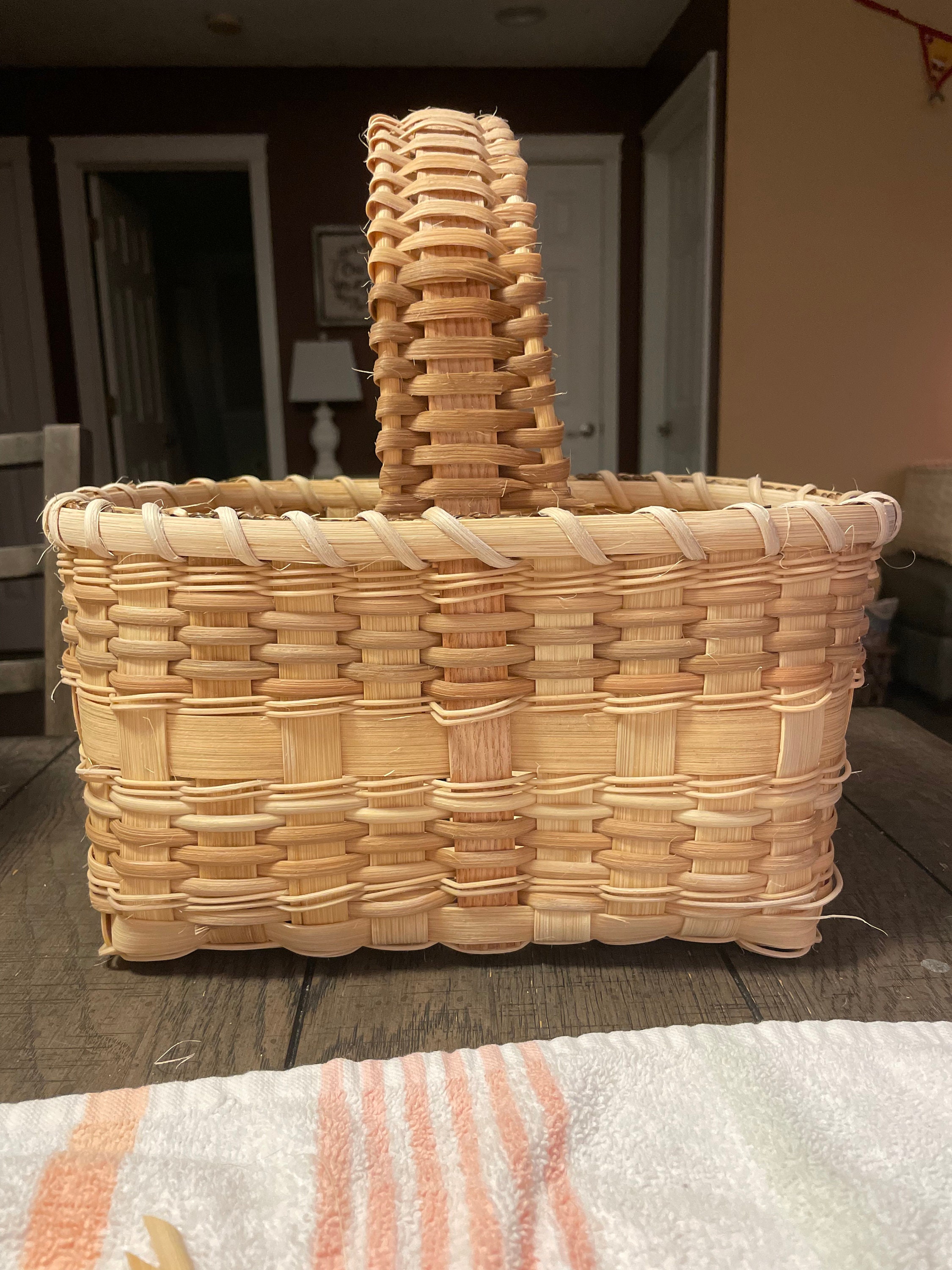 Handwoven Easter Basket Large Etsy