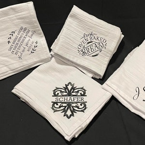 Bread Basket Linens - Designs or Personalized