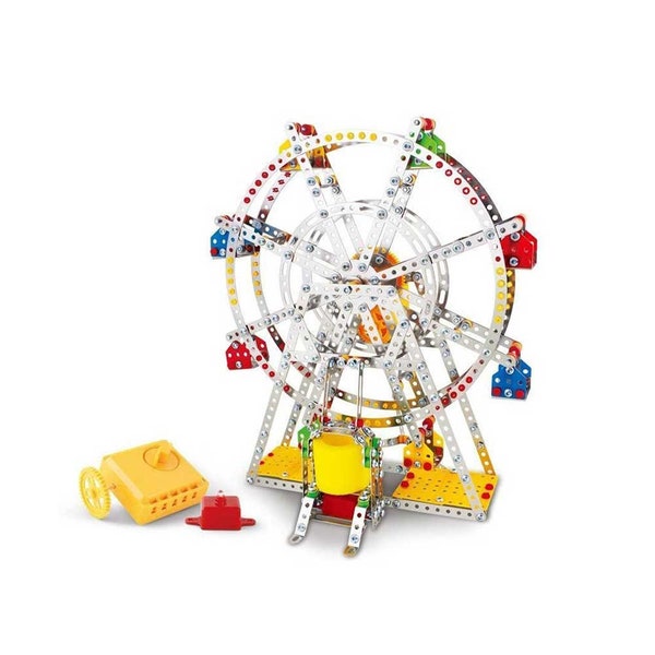 Metal Toy Ferris Wheel Model Building Kit With Lights And Music